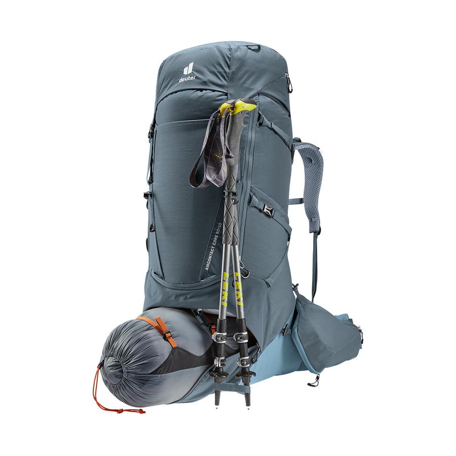 Deuter Aircontact Core 60+10 Trekking Backpack Graphite Shale Graphite Shale