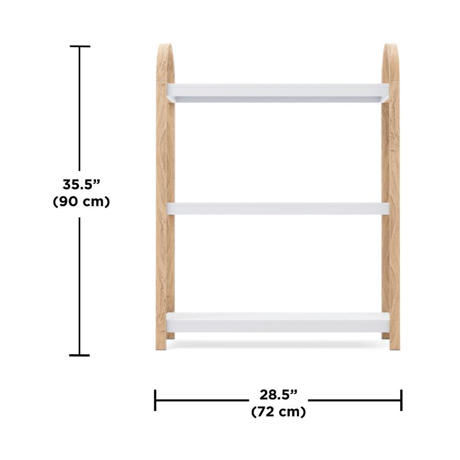 Umbra Bellwood 3 Tier Freestand Shelf White/Natural White/Natural