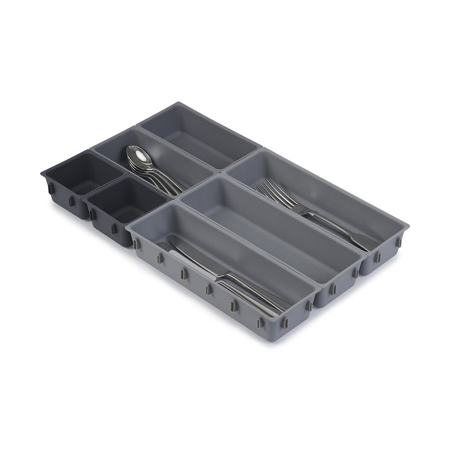 Joseph Joseph Blox 7-Piece Drawer Organiser Set Grey Grey
