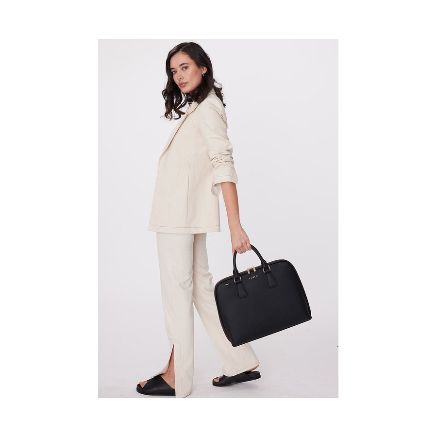 Saben Parker Briefcase Black Black