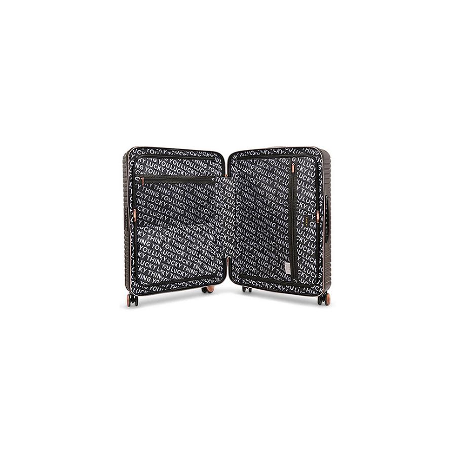 Saben Going Places 66cm Hardside Suitcase Black Black