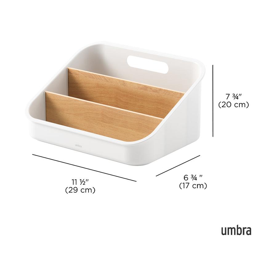 Umbra Bellwood Packet Organiser White/Natural White/Natural