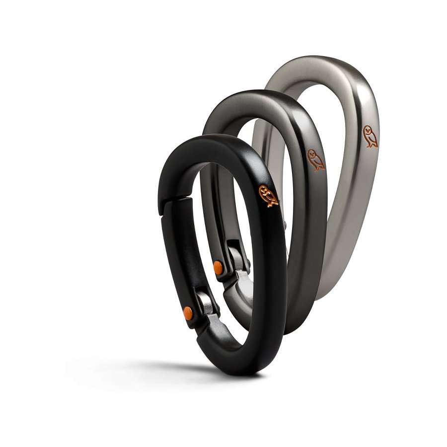 Bellroy Carabiner Trio Black Graphite Silver Black Graphite Silver