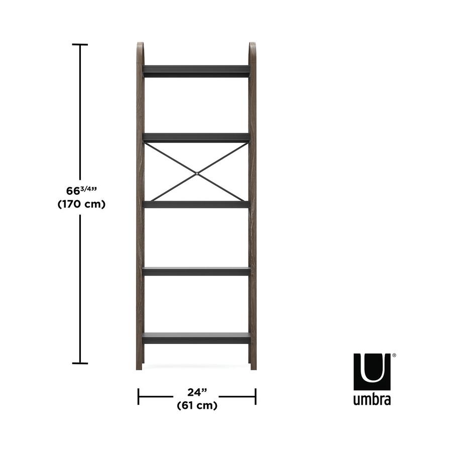 Umbra Bellwood 5 Tier Freestand Shelf Black/Walnut Black/Walnut
