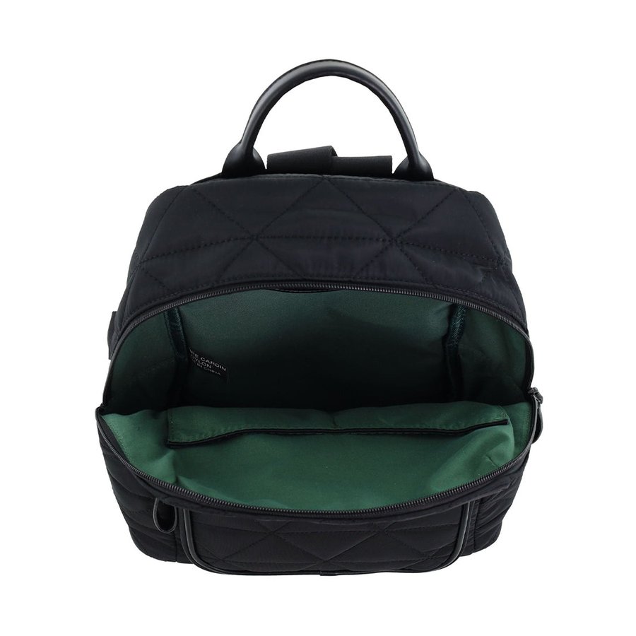 Pierre Cardin Dani Nylon Quilted Backpack Black Black