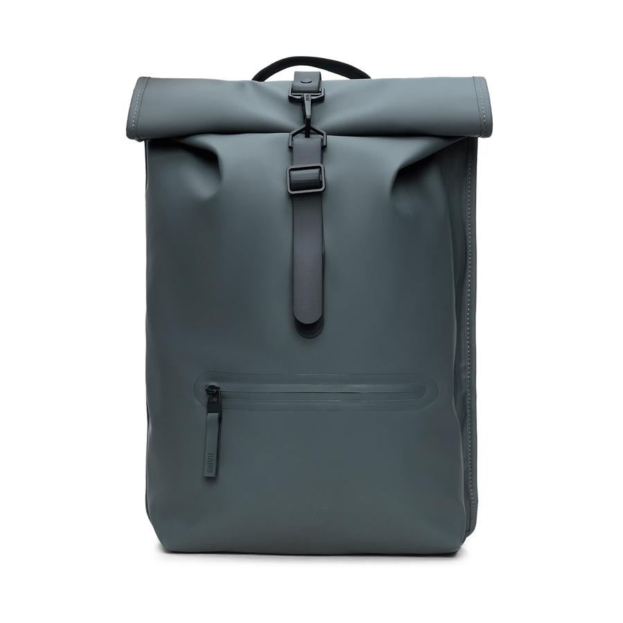 Rains Rolltop Rucksack Dark Grey Dark Grey