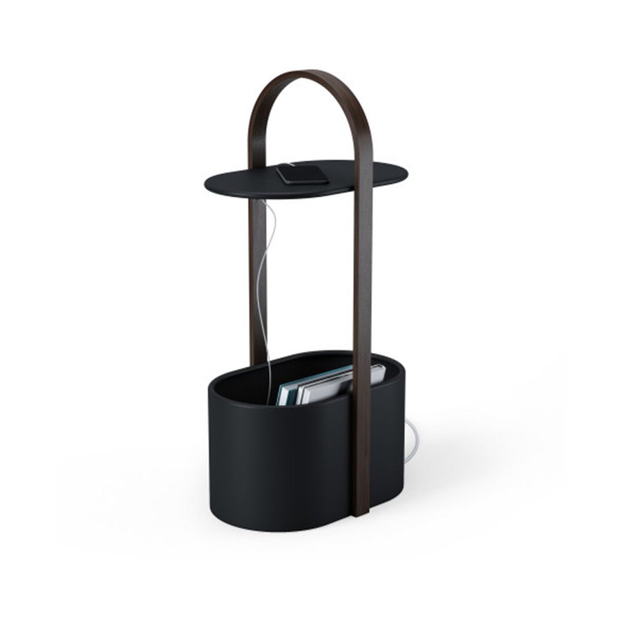 Umbra Bellwood Storage Table Black/Walnut Black/Walnut