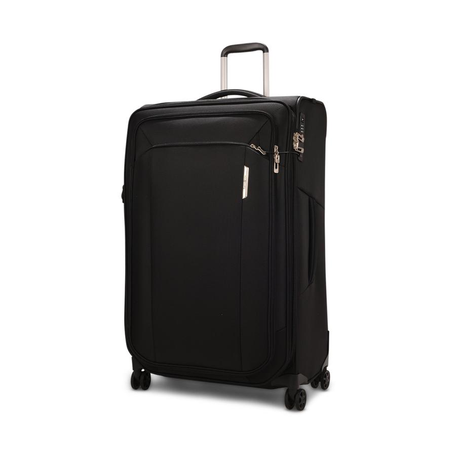 Samsonite Respark 79cm Softside Checked Suitcase Ozone Black Ozone Black