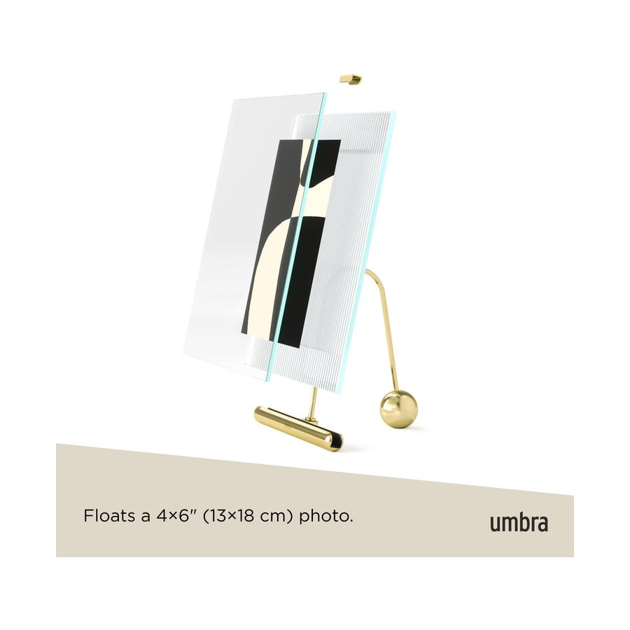 Umbra Flute 10 x 15cm Picture Frame Brass Brass