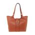 Milleni Aeris Ladies Vegan Leather Fashion Caryall Tote Bag Tan