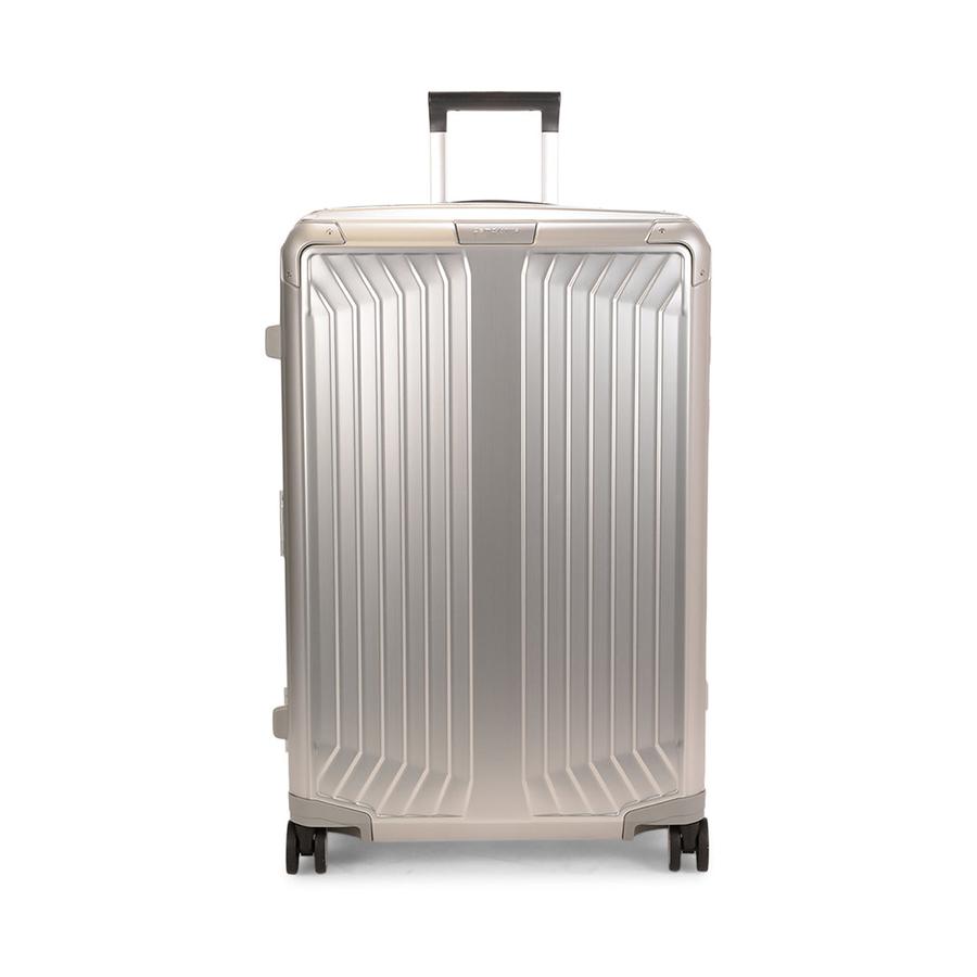 Samsonite Lite-Box ALU 76cm Hardside Checked Suitcase Aluminium Aluminium