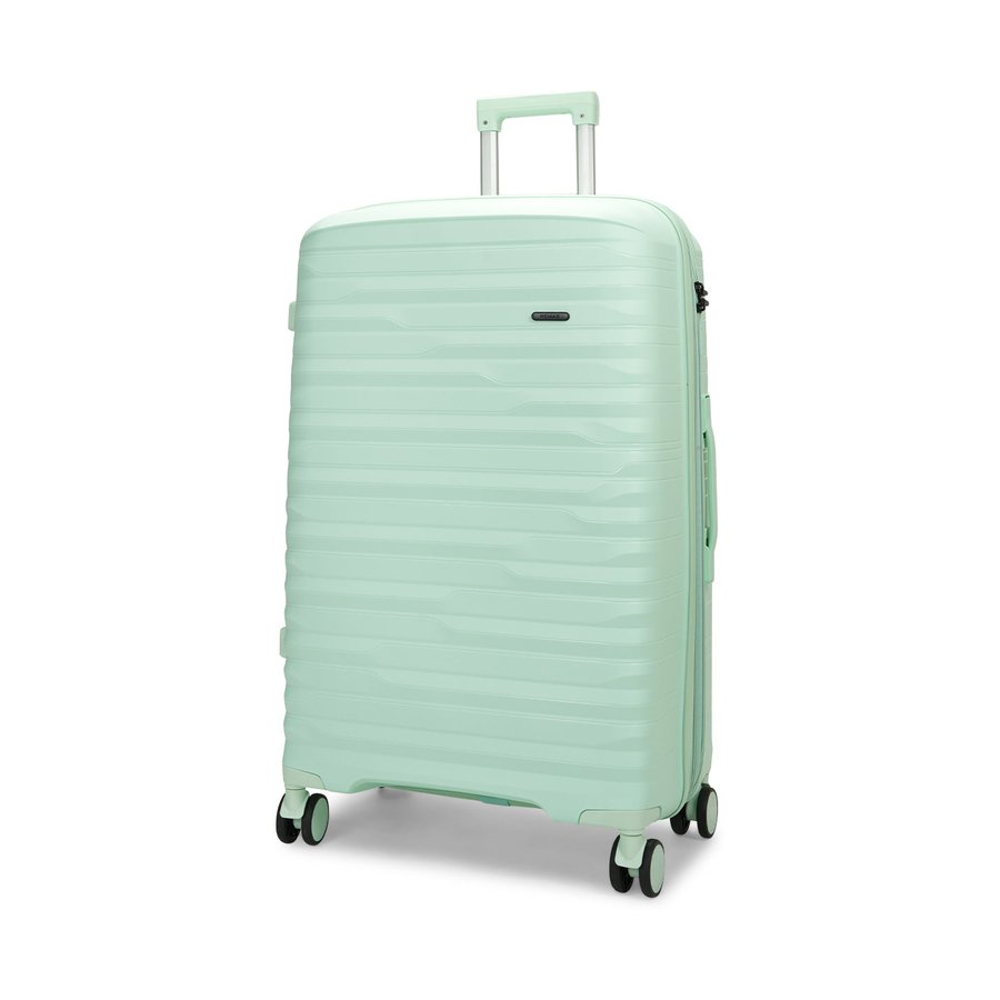 Nomad Discover 75cm Hardside Checked Suitcase Mint Mint