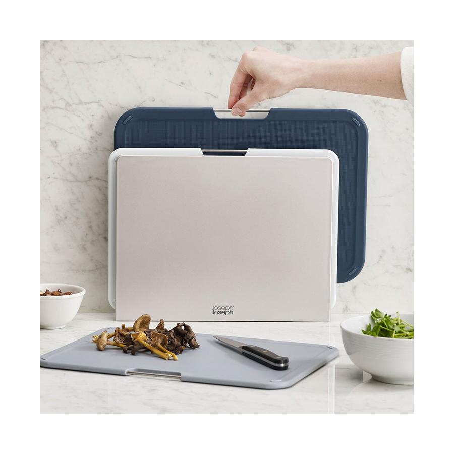 Joseph Joseph Nest Boards 3-Piece Regular Chopping Board Set Grey Grey