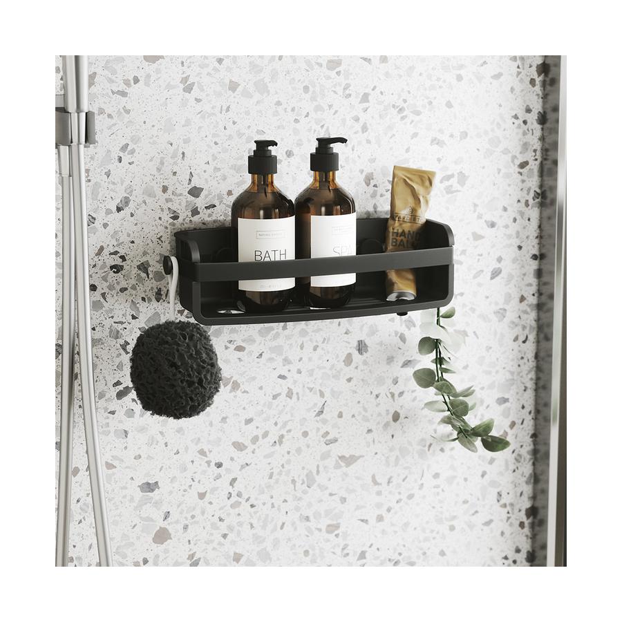 Umbra Flex Adhesive Bin Black Black