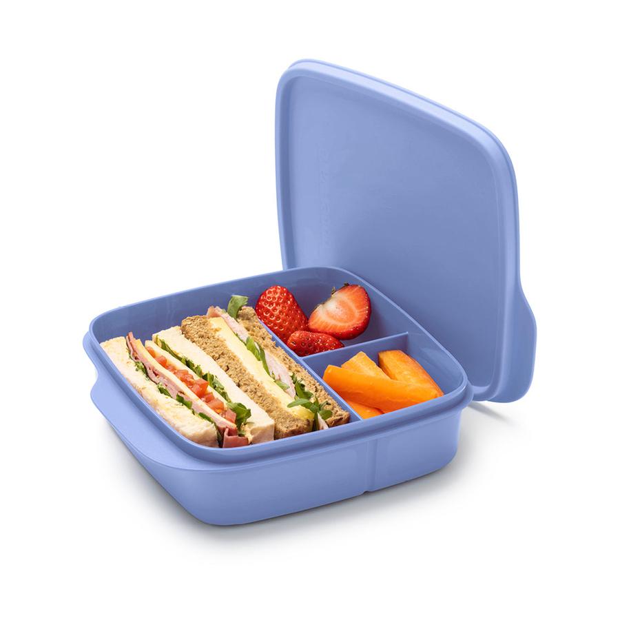 Tupperware Divided Lunchbox 550ml Blueberry Mist Blueberry Mist