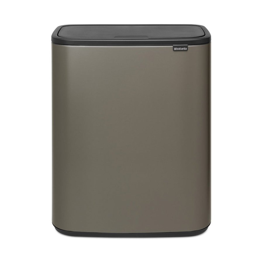 Brabantia Bo Touch Bin (60L) Platinum Platinum