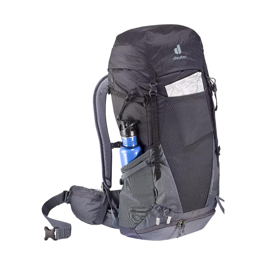 Deuter Futura Pro 42 Extra Long Hiking Backpack Black/Graphite Black/Graphite