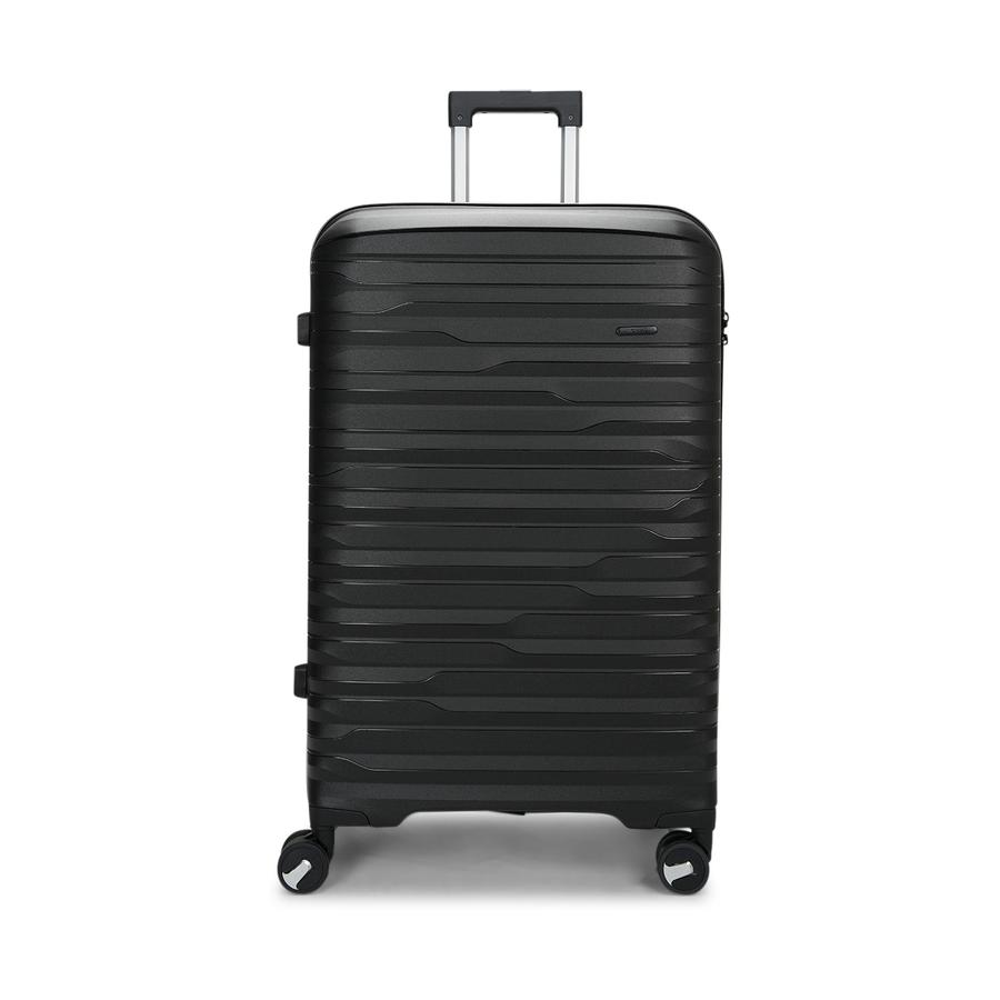 Nomad Discover 75cm Hardside Checked Suitcase Black Black