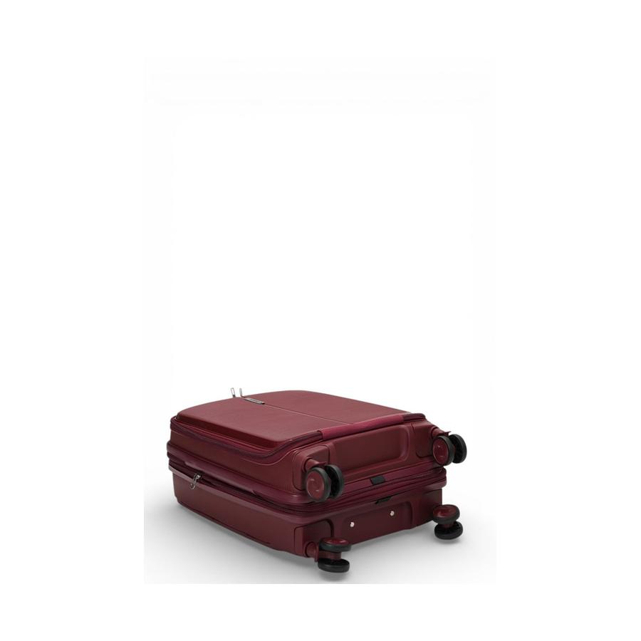 Caselite Venture 57cm Top Open Hardside Carry-On Suitcase Dark Red Dark Red