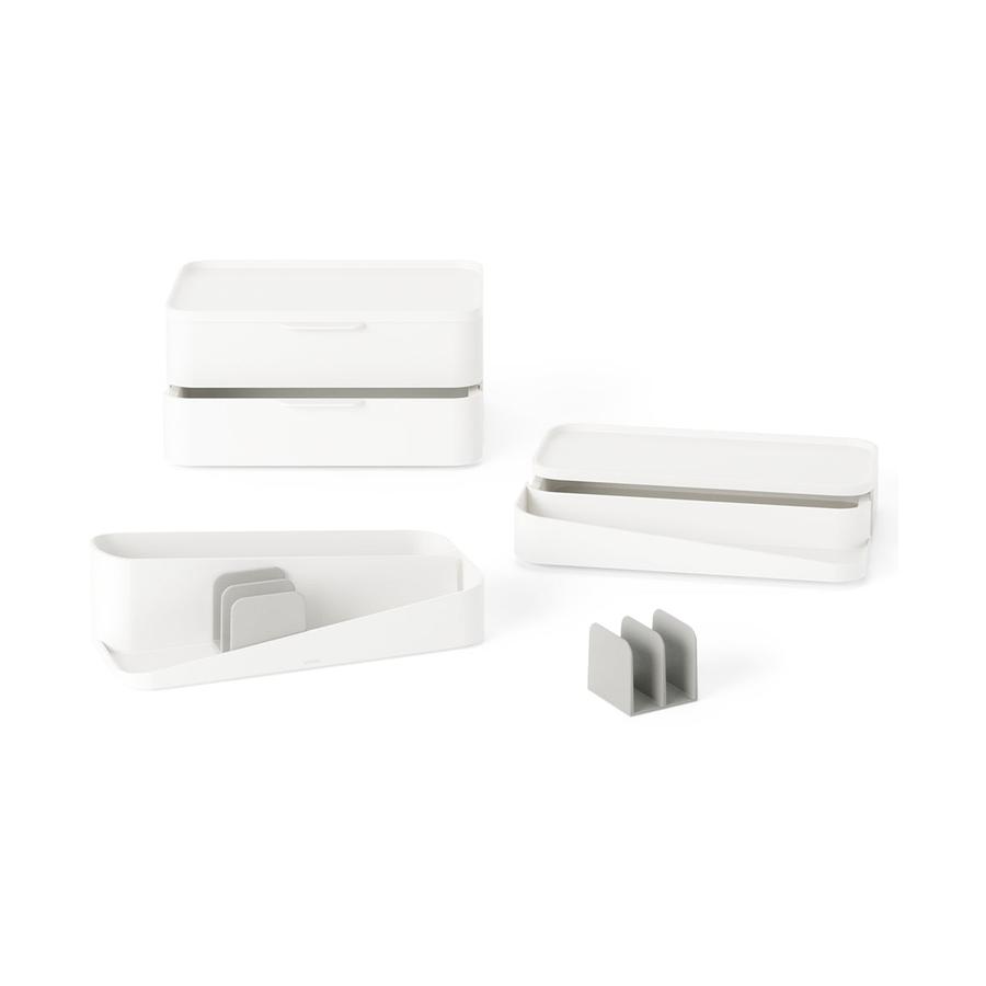 Umbra Glam Large Organiser White/Grey White/Grey