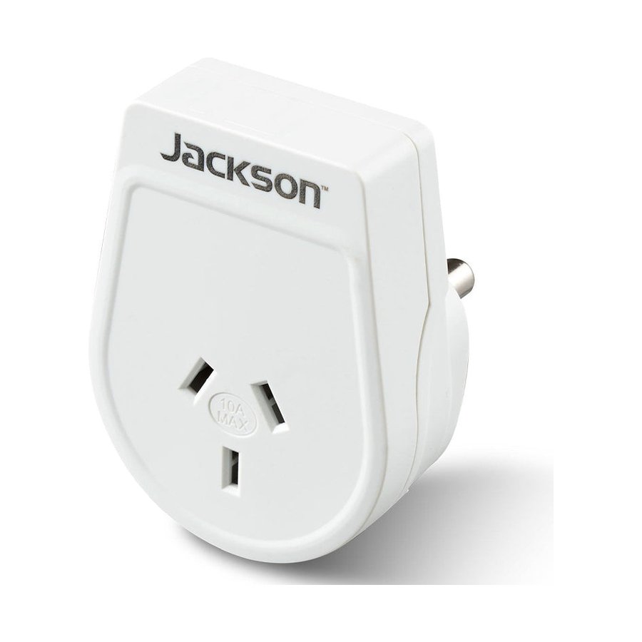 Jackson Outbound Slim Travel Adapter - South Africa White White