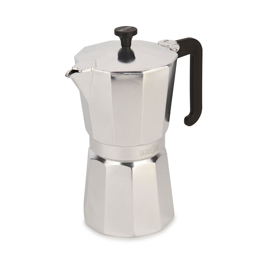 La Cafetiere Venice 9 Cup Espresso Maker Chrome Chrome