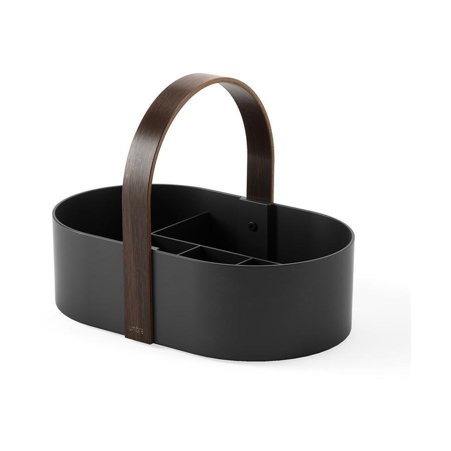Umbra Bellwood Caddy Black/Walnut Black/Walnut