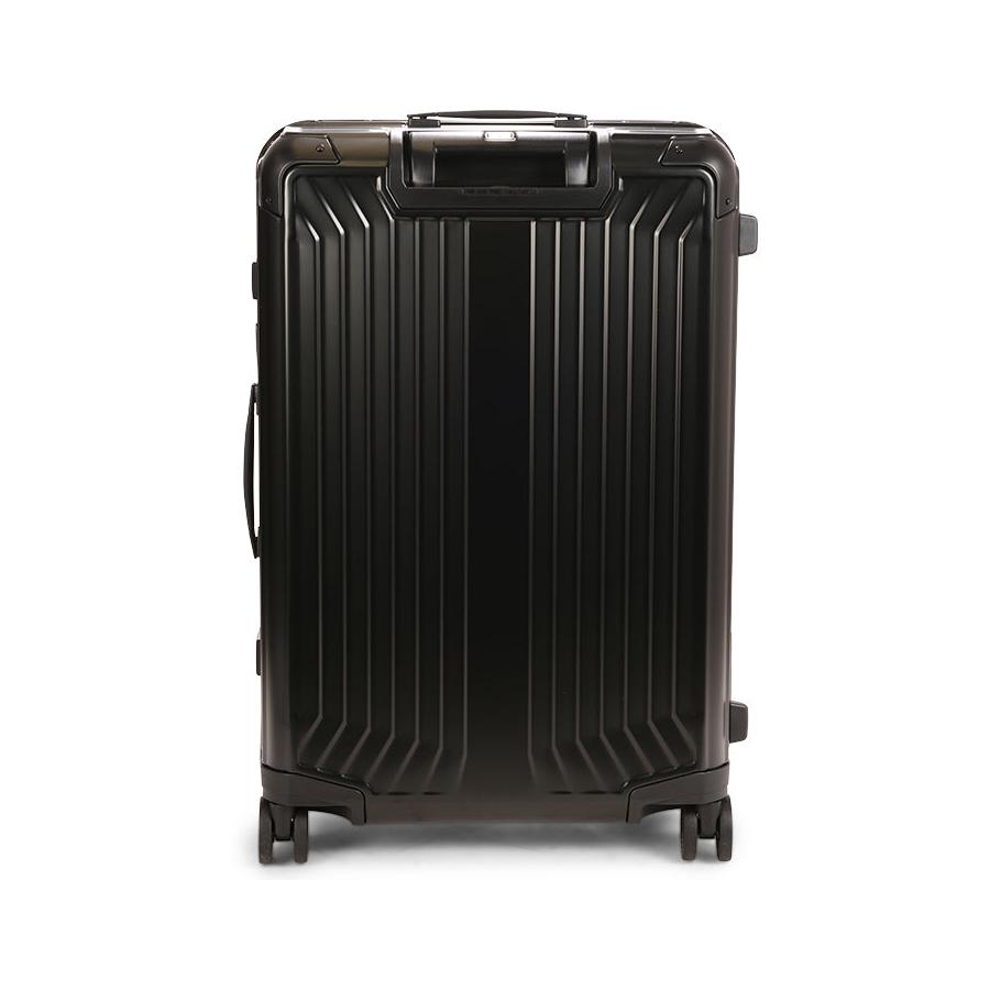 Samsonite Lite-Box ALU 69cm Hardside Checked Suitcase Black Black