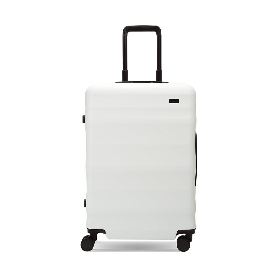 Explorer Luna-Air 63cm Hardside Checked Suitcase White White