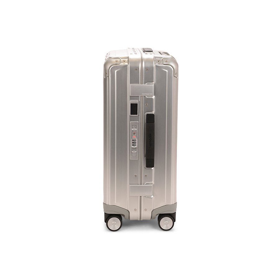 Samsonite Lite-Box ALU 55cm Hardside Carry-On Suitcase Aluminium Aluminium