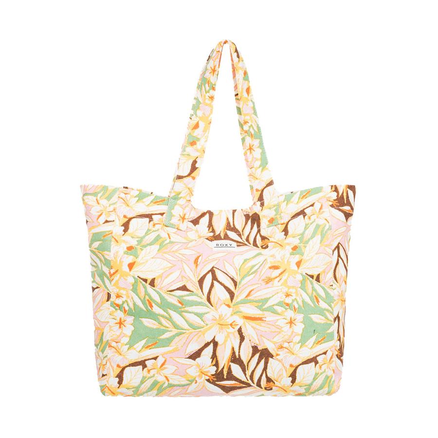 Roxy Women's Anti Bad Vibes Tote Bag Quiet Green Coast Quiet Green Coast