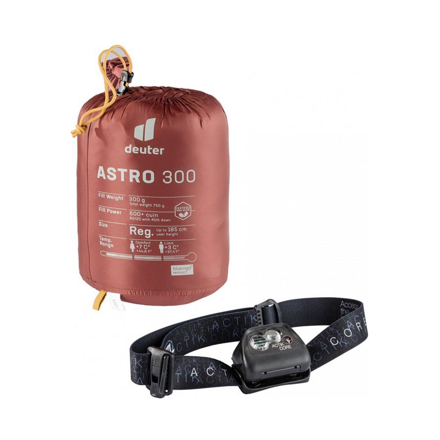 Deuter Astro 300 Down Sleeping Bag Redwood/Curry Redwood/Curry
