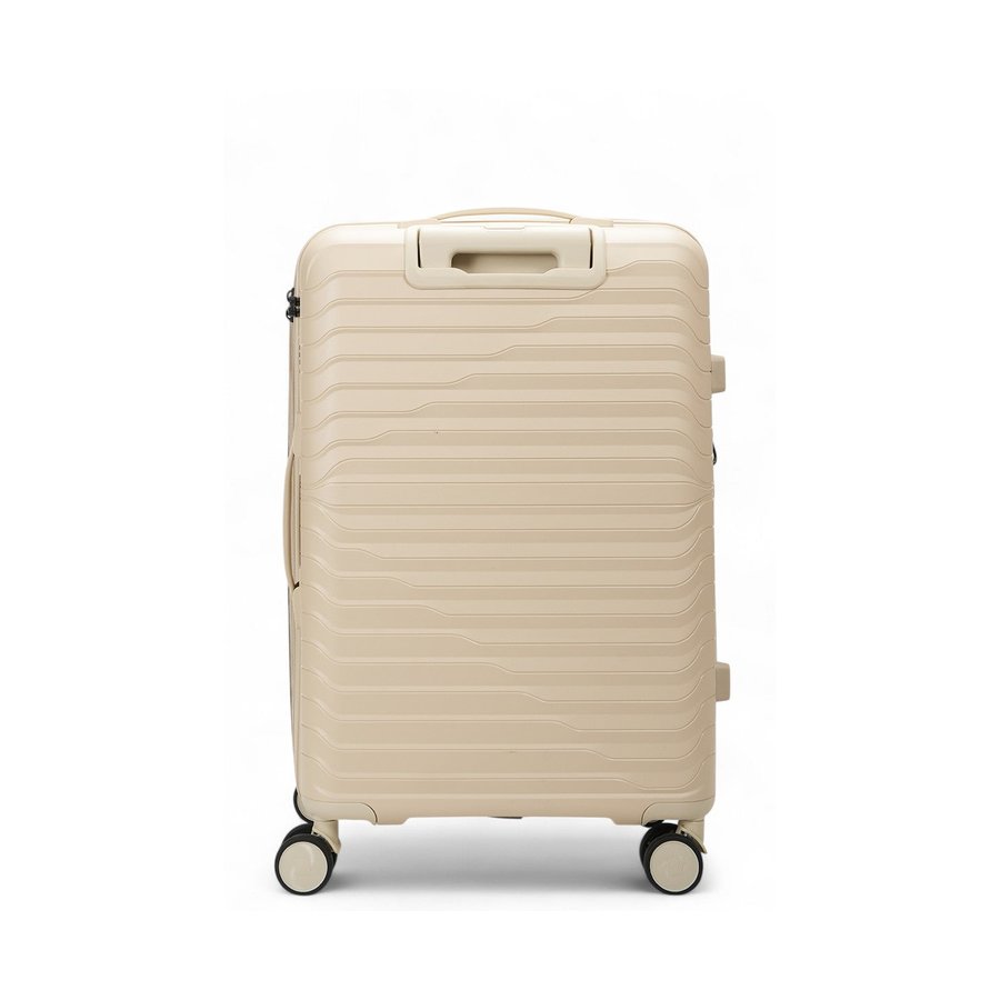 Caselite Summit 65cm Hardside Checked Suitcase Beige Beige