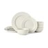 Mikasa Cranborne 12-Piece Stoneware Dinner Set Cream