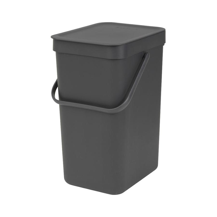 Brabantia Sort & Go Waste Bin (12L) Grey Grey