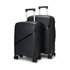 Nomad Journey 56cm & 66cm Hardside Luggage Set Black
