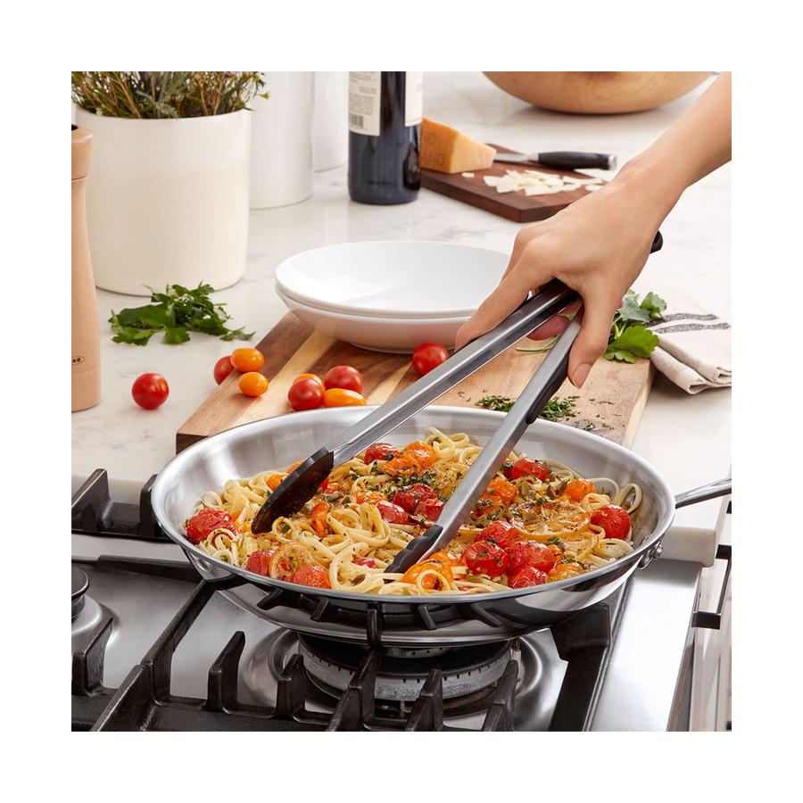 OXO Good Grips 12" Tongs with Nylon Heads Silver Silver