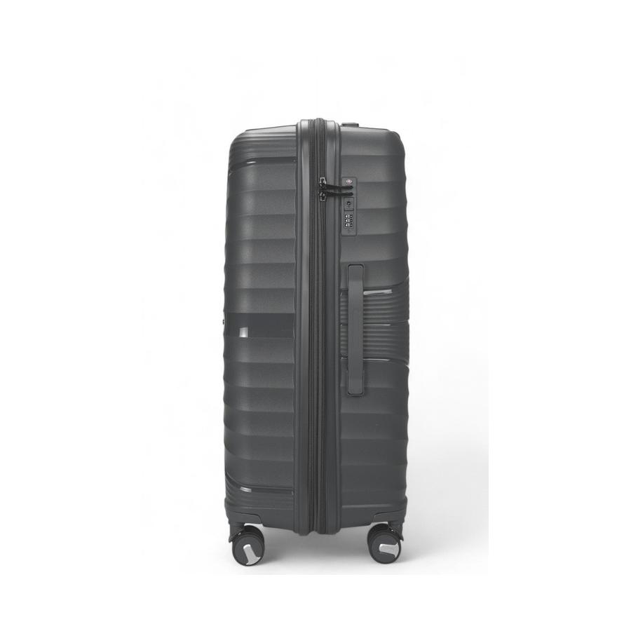 Nomad Aspire 75cm Hardside Checked Suitcase Dark Grey Dark Grey