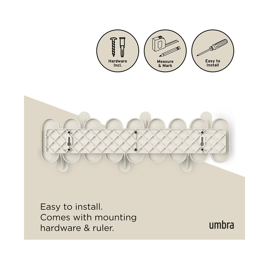 Umbra Tempo 6 Wall Hook Sand Sand