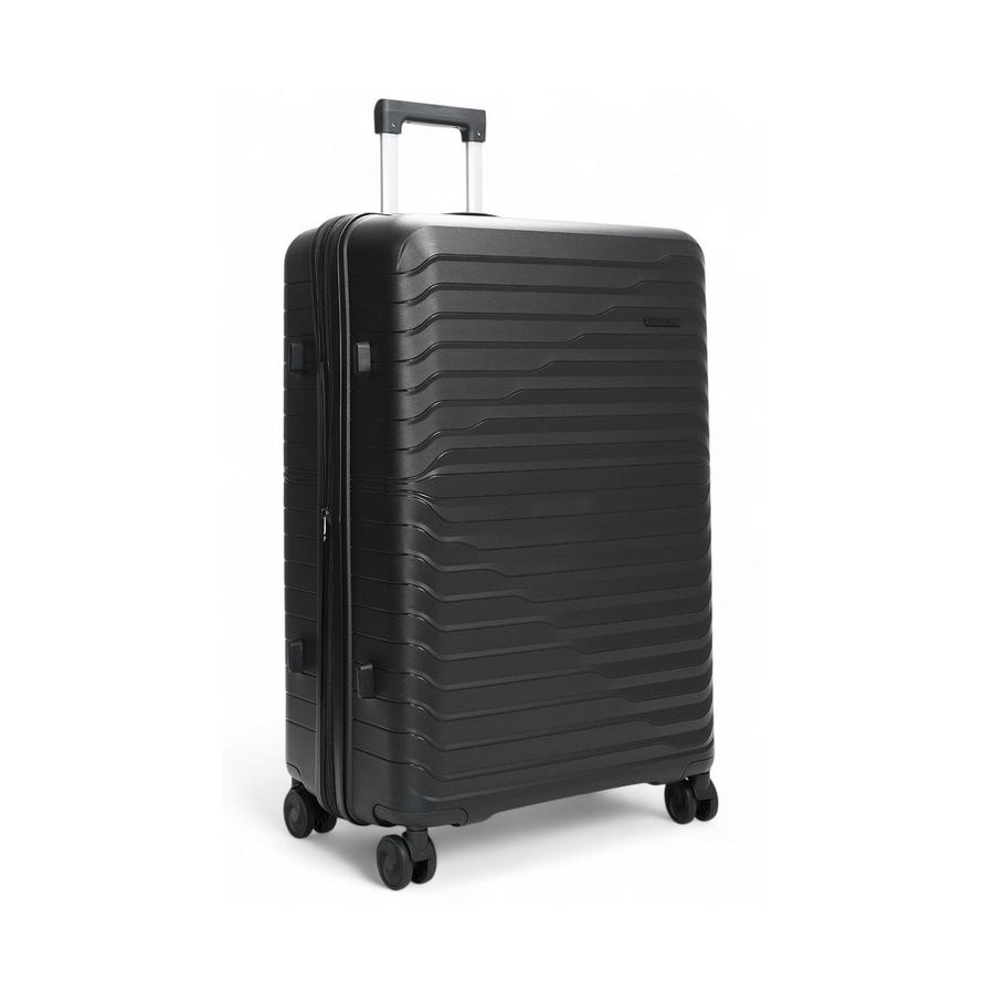 Caselite Summit 56cm & 75cm Hardside Luggage Set Black Black