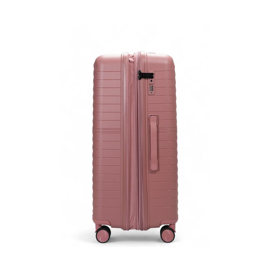 Caselite Summit 75cm Hardside Checked Suitcase Rose Rose
