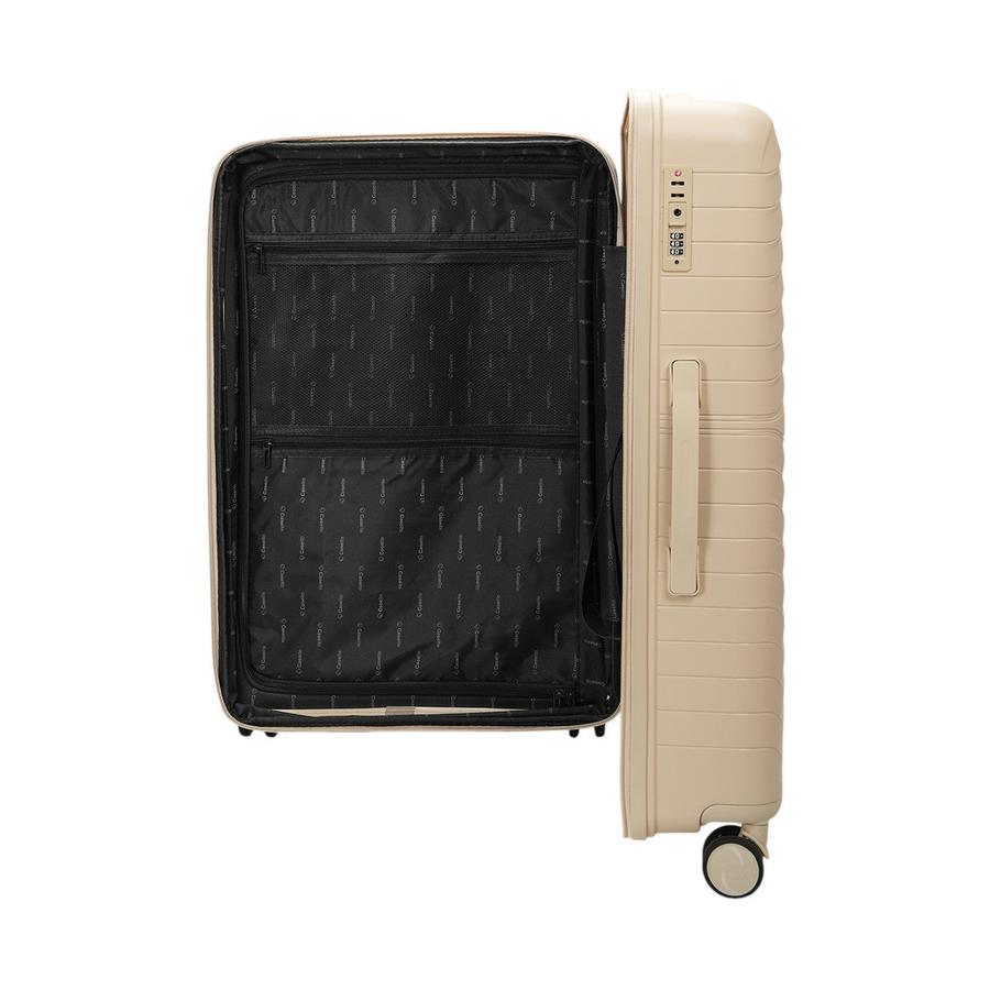 Caselite Summit 75cm Hardside Checked Suitcase Beige Beige