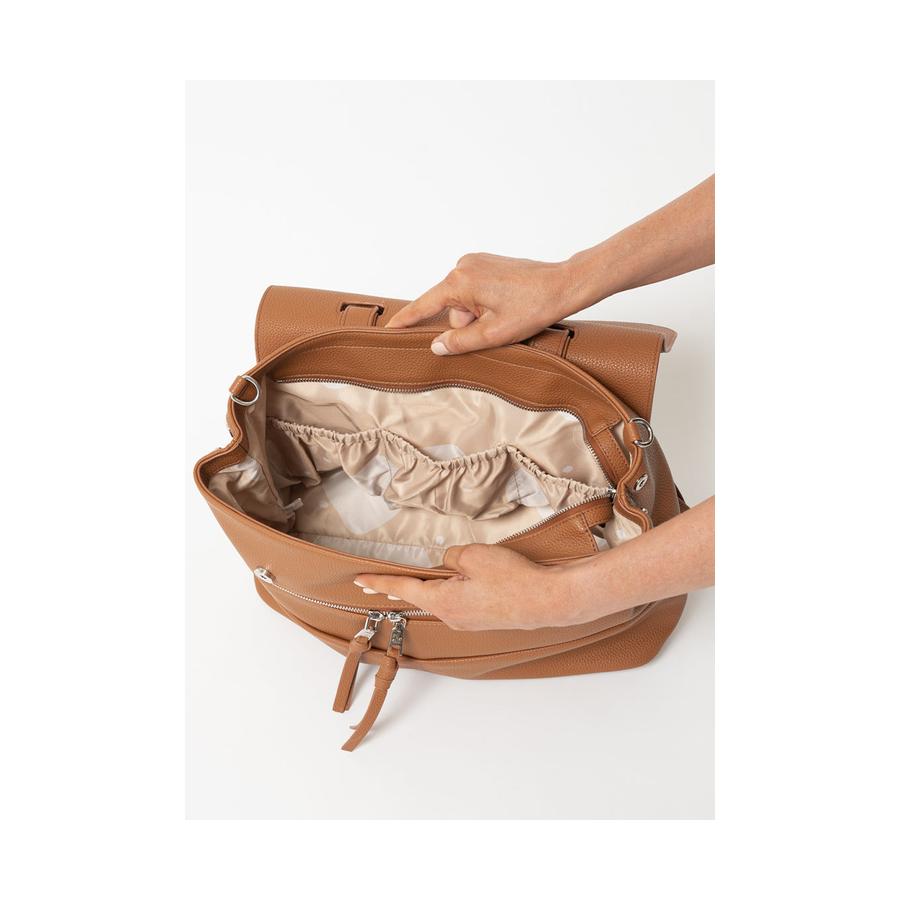 Alf the Label Vegan Ari Baby Backpack Toffee Toffee