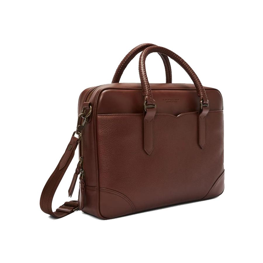 RM Williams Signature Briefcase Whiskey Whiskey