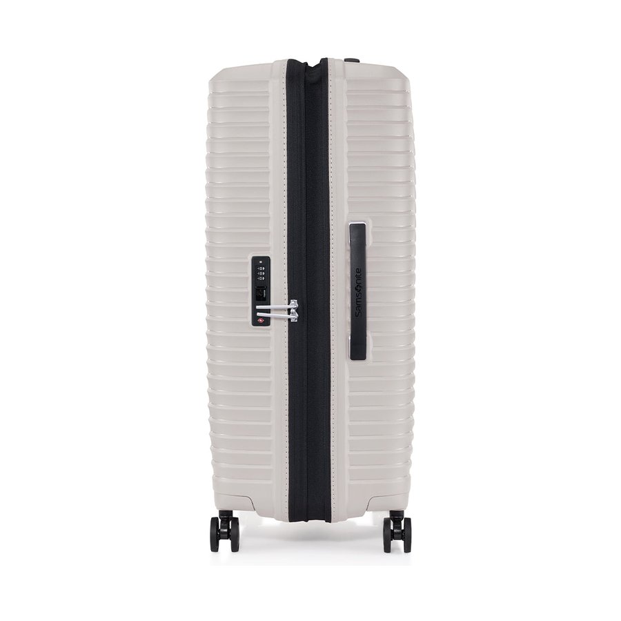 Samsonite Upscape 81cm Hardside Checked Suitcase Stone Grey Stone Grey