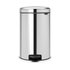 Brabantia NewIcon Pedal Bin (20L) Brilliant Steel