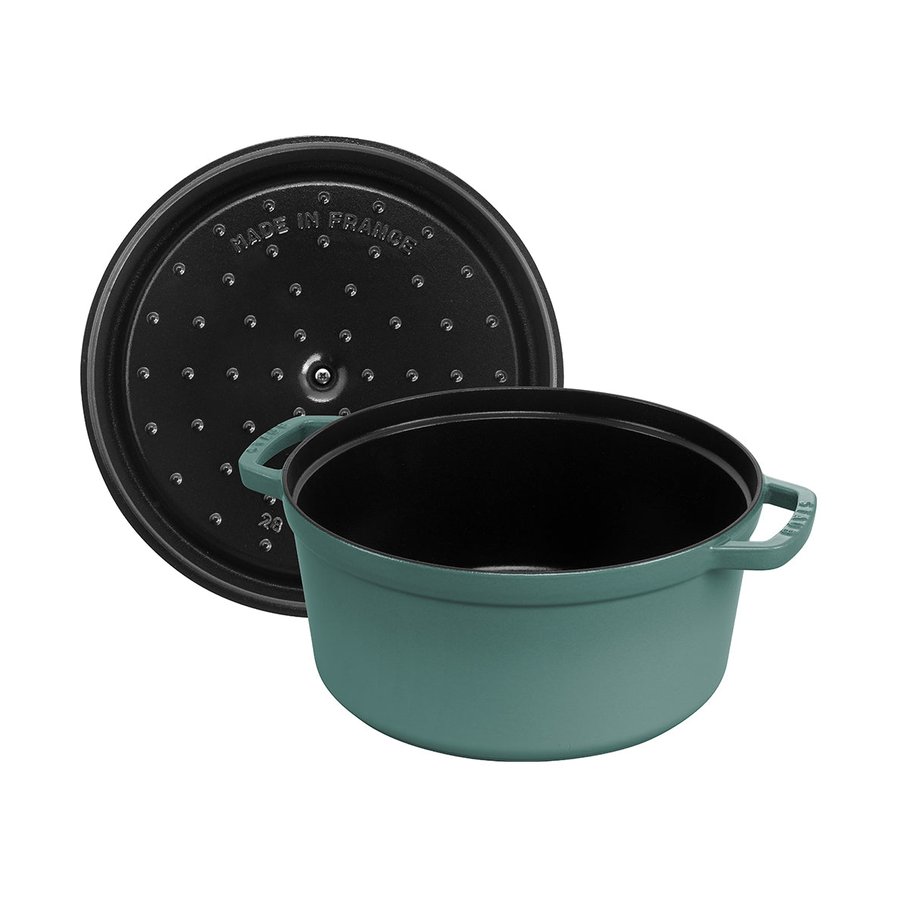Staub 24cm (3.8L) Round Cocotte Eucalyptus Eucalyptus