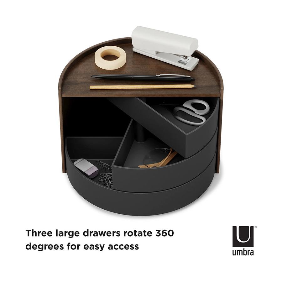 Umbra Moona Storage Box Black/Walnut Black/Walnut