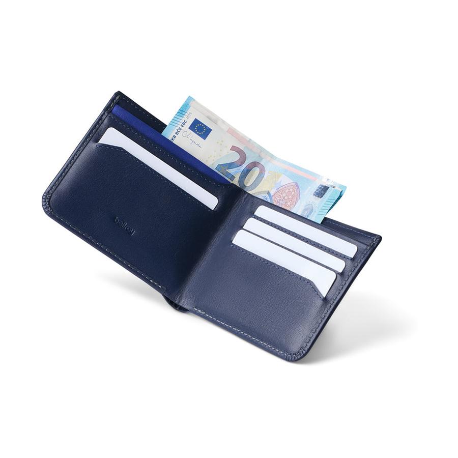 Bellroy RFID Hide & Seek HI Leather Wallet Navy Navy
