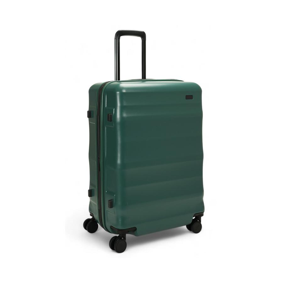 Luna-Air Medium Checked Suitcase Forest Green